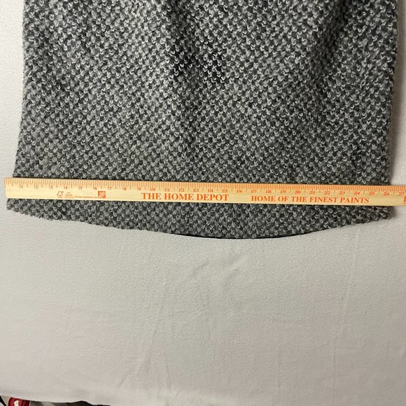 Vtg 70s MJ Seattle Womens XL Gray Mohair Wool Boucle A Line Skirt Made in USA - Picture 11 of 14